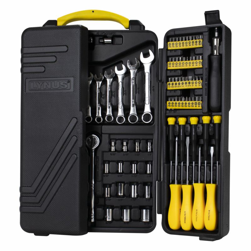 LKF-116 - KIT FERRAMENTAS LYNUS 115 PEÇAS