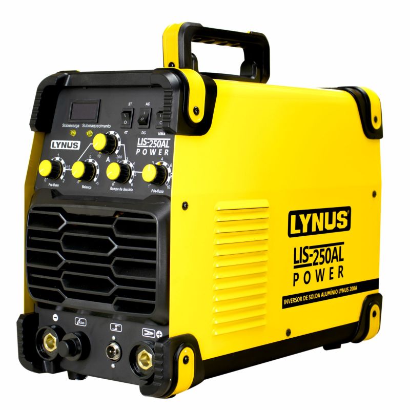 LIS-250AL - INVERSOR DE SOLDA ALUMÍNIO LYNUS 200A