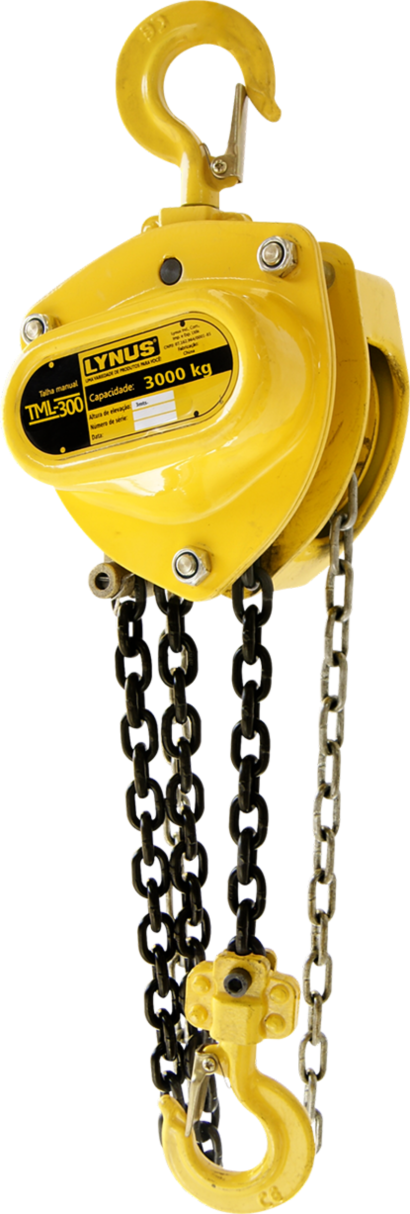 TML-300 - Talha Manual de corrente 3000kg